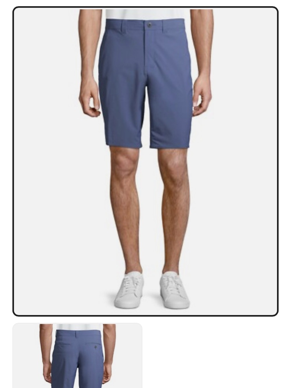 George Men's Black Cargo-Style Shorts